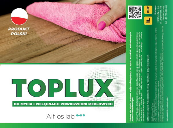 TOPLUX 1L - do mycia i pielęgnacji powierzchni meblowych - obrazek 2
