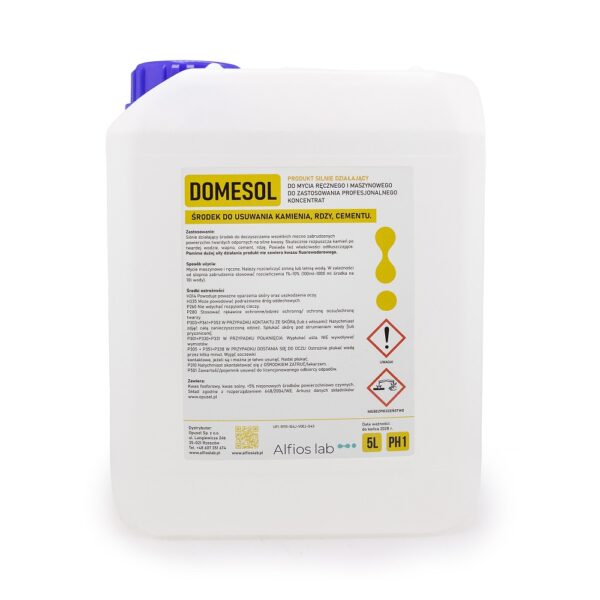 domesol 5l preparat do czyszczenia powierzchni twardych