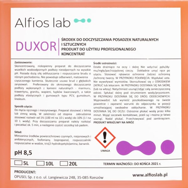 duxor 5l środek do mycia podłóg z kamienia