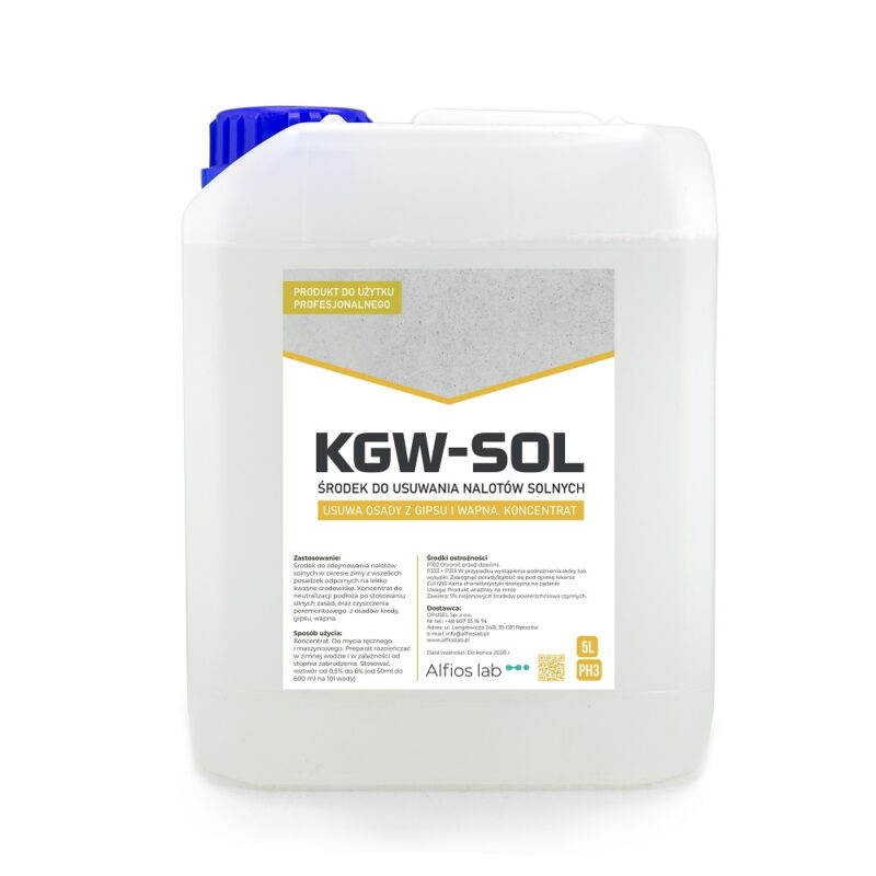 preparat do usuwania nalotów solnych kgw-sol
