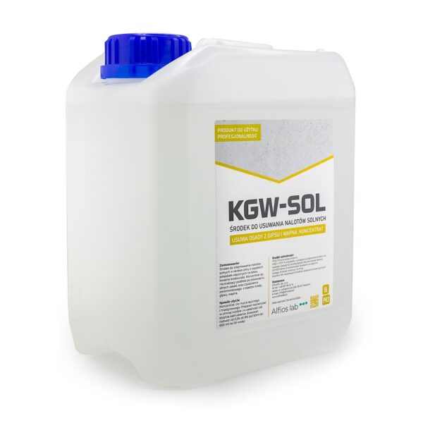 KGW-SOL 5L - do usuwania nalotów solnych, osadów z gipsu i wapna - obrazek 2