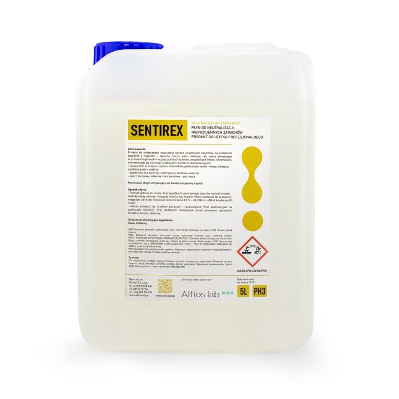 sentirex 5l preparat do usuwania uciążliwych zapachów