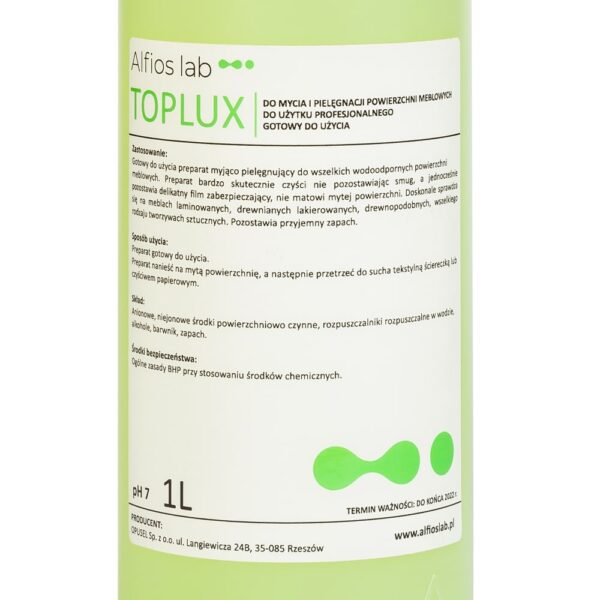 toplux 1l płyn do mycia powierzchni meblowych