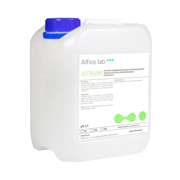 VITRUM 5L - preparat do mycia szyb za pomocą ściągaczki - obrazek 2