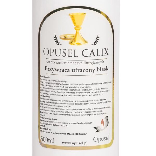 calix 500ml płyn do mycia przedmiotów z metali szlachetnych