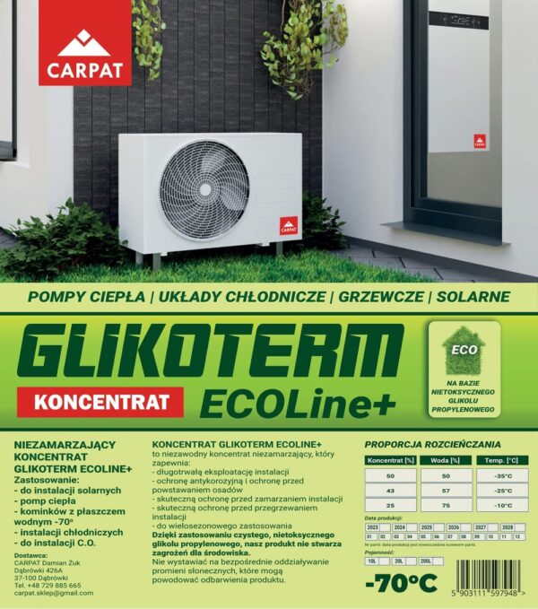 koncentrat ecoline -70 do centralnego ogrzewania