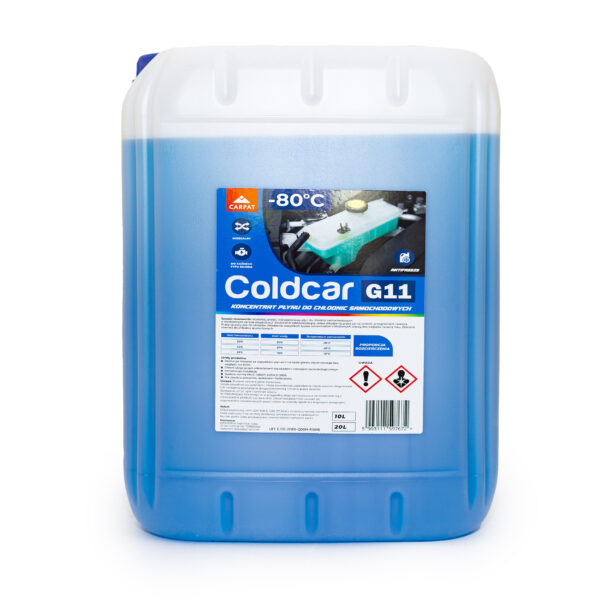 Coldcar G11 - 80°C - Koncentrat płynu do chłodnic samochodowych 
