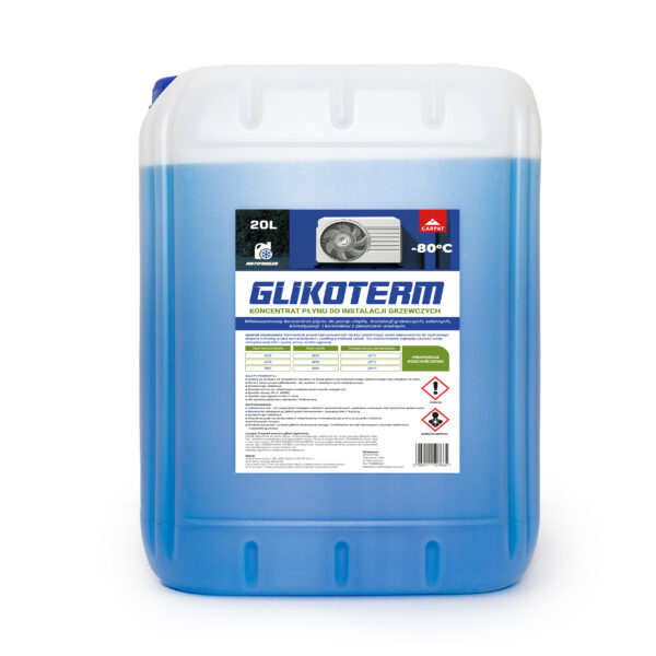 Koncentrat glikoterm -80°C – do instalacji grzewczych