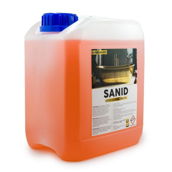 SANID 5L - środek do bieżącego mycia sanitariatów i łazienek - obrazek 2