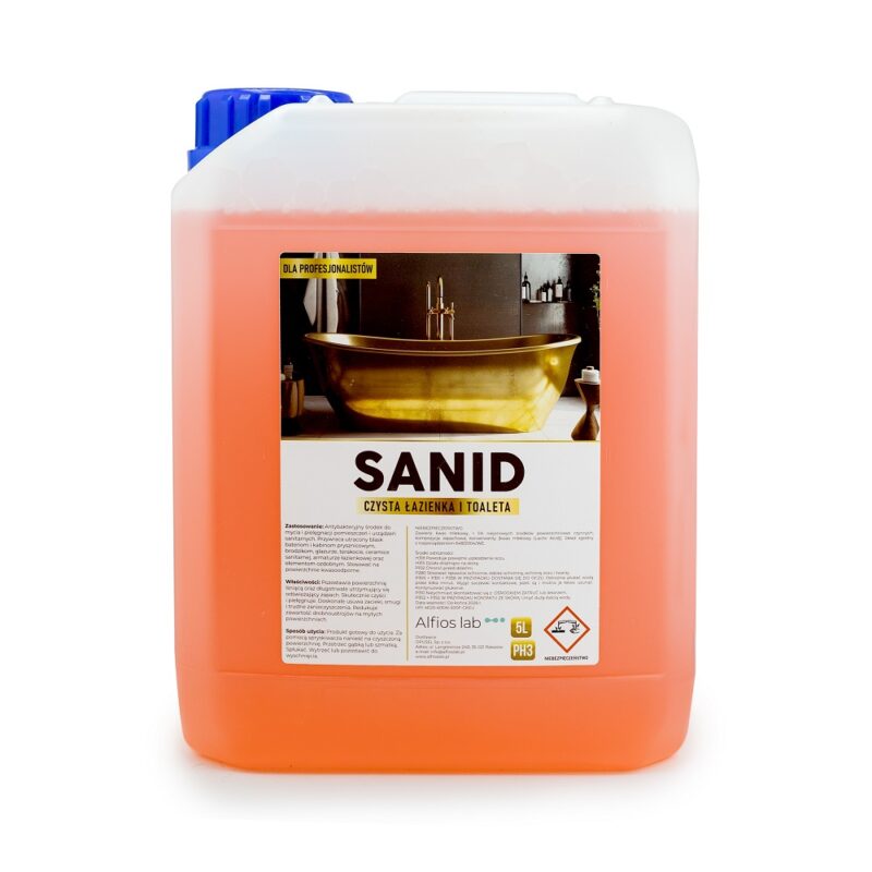 sanid 5l środek do bieżącego mycia łazienke i toalet