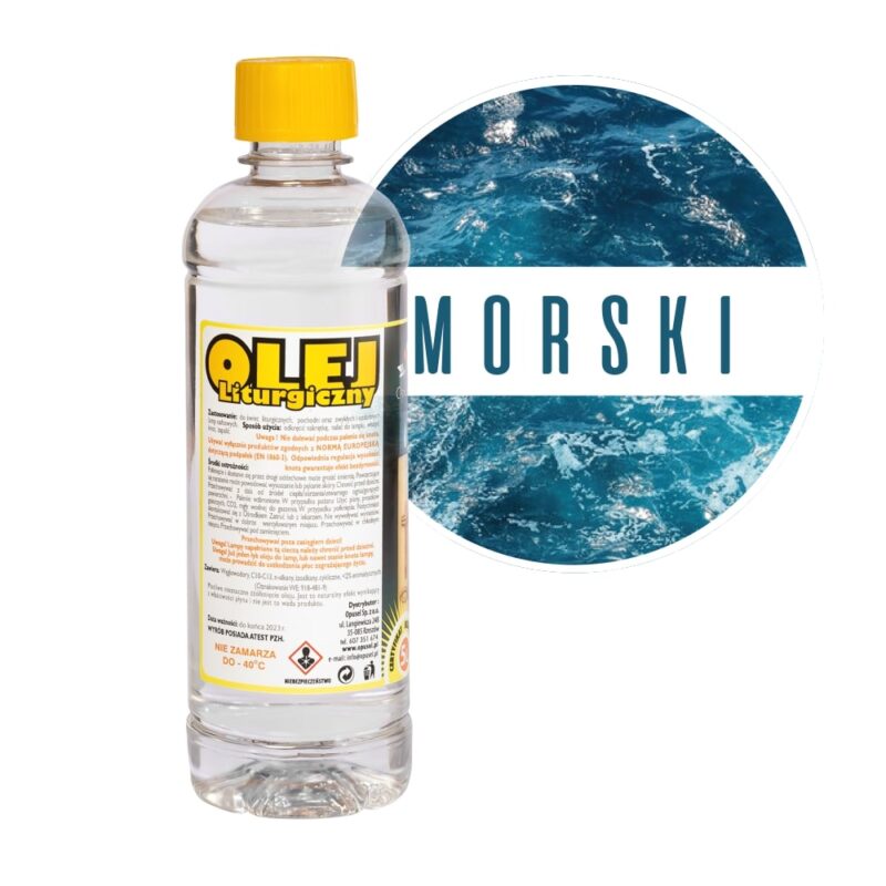 olej liturgiczny o zapachu morskim